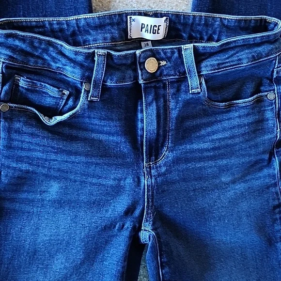 PAIGE Verdugo Ankle Skinny Mid-Rise Jeans Size 28 - Picture 3 of 12